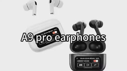 Air A9 Pro Digital Display Case Airpods / Anc/enc Touch Screen Wireless Earbuds